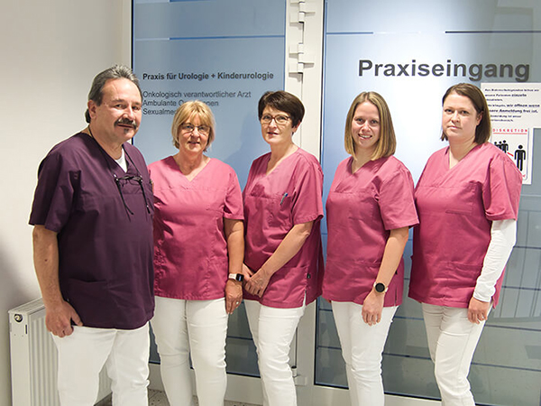 Team der urologischen Praxis